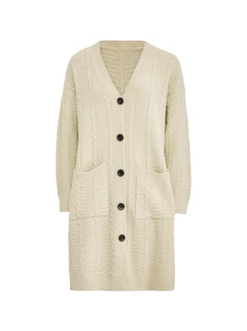 Tanuna Damen Strickjacke in Beige