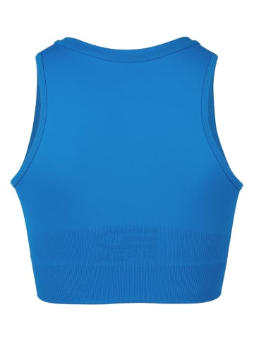 Gorilla Wear Olivia Nahtloses Crop-Top – Blau