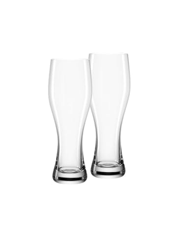 LEONARDO 6er Set Weizenbiergläser Taverna 500 ml in transparent