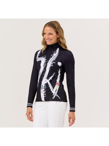 Krimson Klover Baselayer Ariel Ski Top in black
