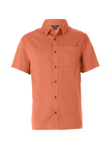 sherpa Kurzarmshirt Tharu Voyage in Orange