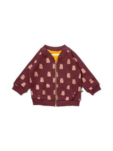 Little Green Radicals Organic Cotton Reversible Jacket in Brown