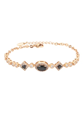 gaya Women Bracelet in Rose Gold Black