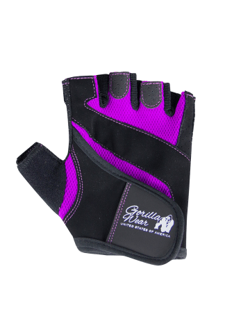 Gorilla Wear Fitness-Handschuhe für Damen - Schwarz/Violett