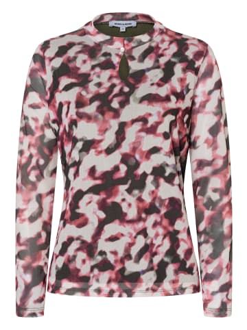More & More Meshshirt Aquarell-Print in watercolour flowers print