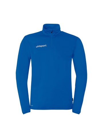 uhlsport 1/4 ZIP TOP Essential Kids in azurblau/weiß