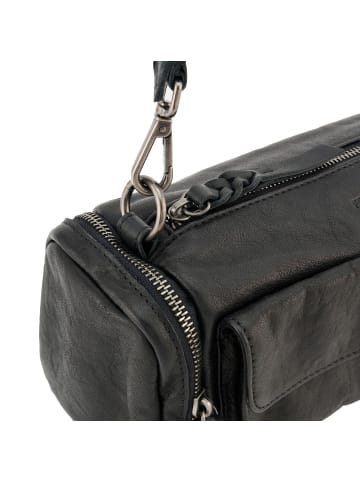 FREDs BRUDER All My Pockets Schultertasche Leder 24 cm in black