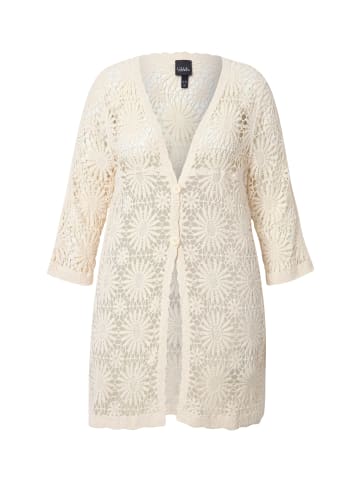 Ulla Popken Strickjacke in vanille