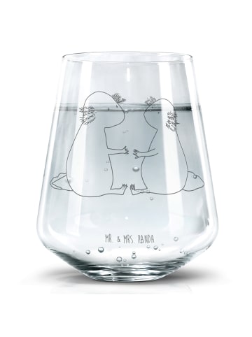Mr. & Mrs. Panda Trinkglas Axolotl Liebe ohne Spruch in Transparent