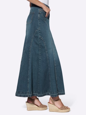 Heine Jeans-Rock in blue-stone-washed