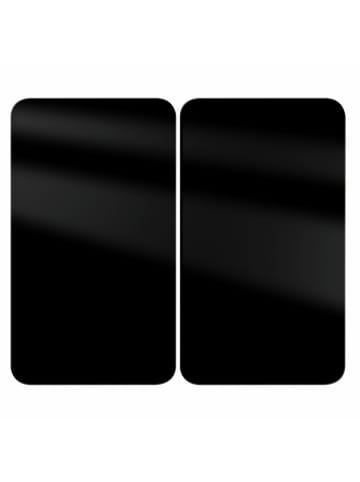 Wenko Herdabdeckplatten Universal Schwarz 2er Set, Herdabdeckplatte Universal Mod. Schwarz, 2er Set in Schwarz