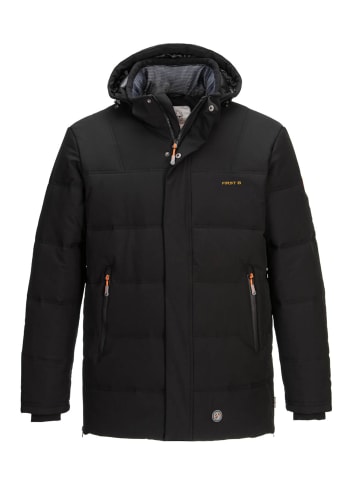 First B Steppjacke Aimo, gefüttert, Winterjacke, in black