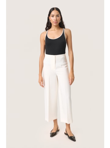 Soaked in Luxury Strickhose SLCorinne Gerade Passform in Broken White