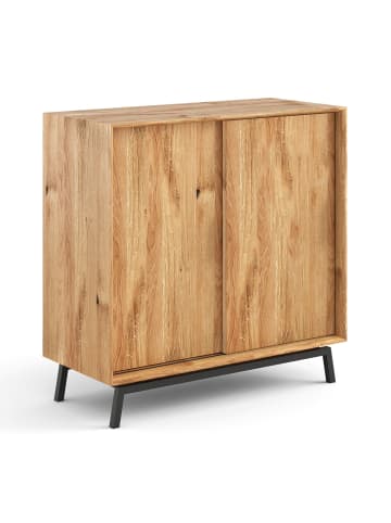 Feldmann-Wohnen Weinregal Modern Loft Eiche Natur 101 / 45 / 101cm