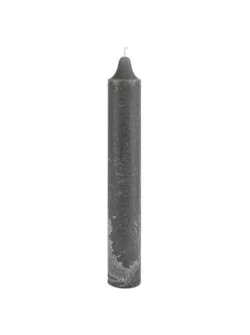 IB Laursen Dickere Rustikale Stabkerze 25 cm aus Ø 3,8 cm in dunkelgrau