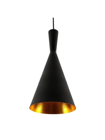 Licht-Erlebnisse Pendelleuchte in Schwarz Gold