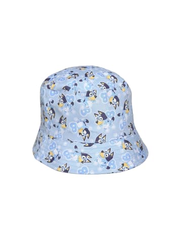 Bluey Kinder Fischerhut Gr. 52 54 Allover Print in Hell-Blau