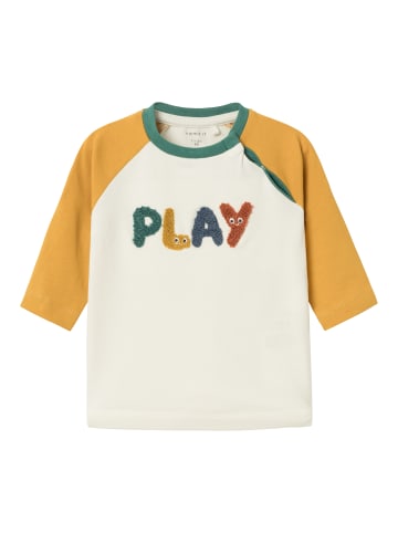 name it Jungen langarm Shirt mit 3D Druck in Weiß