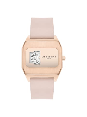 LIEBESKIND BERLIN Armbanduhr Vinyl Vision in pink