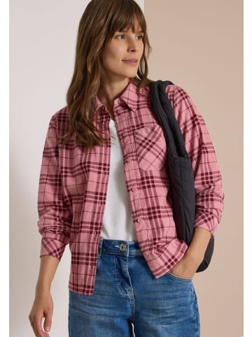 Cecil Karierte Corduroy Blouse in Velvet Rose