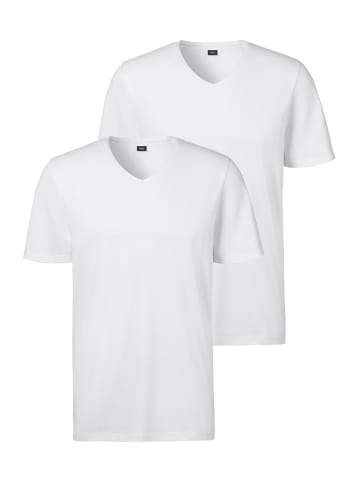 s.Oliver Unterhemd / Shirt Kurzarm Basic in Weiß