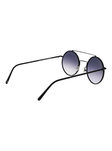 Andy Wolf Frauen Sonnenbrille Rund Schwarz