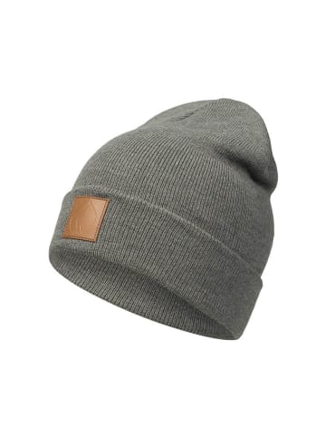 Occulto Winter Mütze Beanie Braun Label in Charcoal