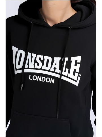 Lonsdale Hoodie "Flookburgh" in Schwarz