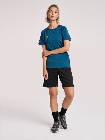 Hummel Raglanärmel Hmlcima Damen in BLUE CORAL