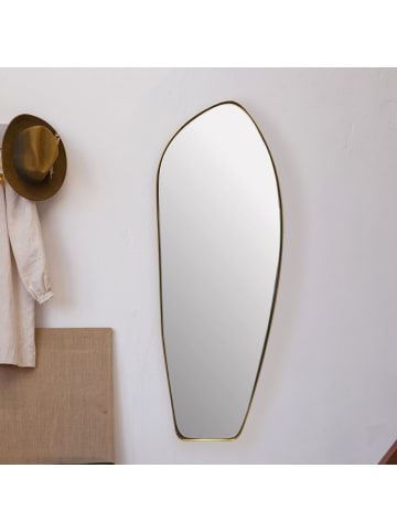 KADIMA DESIGN Wandspiegel Asymmetrisch 33x90 cm Metall Design Hängespiegel ,