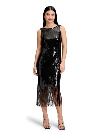 Vera Mont Abendkleid mit U-Boot-Ausschnitt in Schwarz