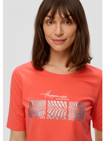 s.Oliver T-Shirt kurzarm in Orange