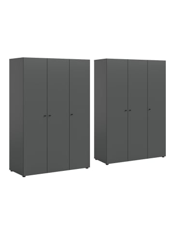 ebuy24 Kleiderschrank Darwin Anthrazit 240 x 51 cm