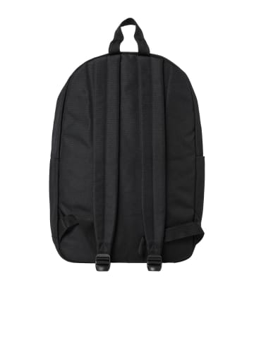 Jack & Jones Rucksack 2 Fächer Backpack Ranzen mit Laptop Fach JACBACK in Schwarz