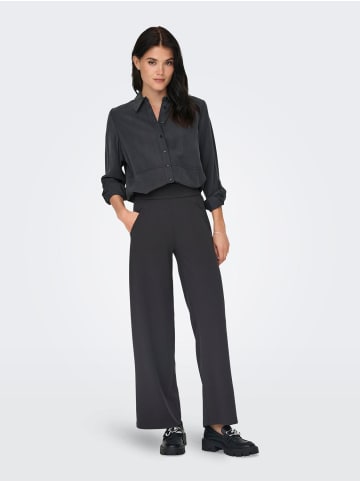 JACQUELINE de YONG Weit Geschnittene Stoffhose Schlupf Culotte Pants JDYLOUISVILLE in Grau-2