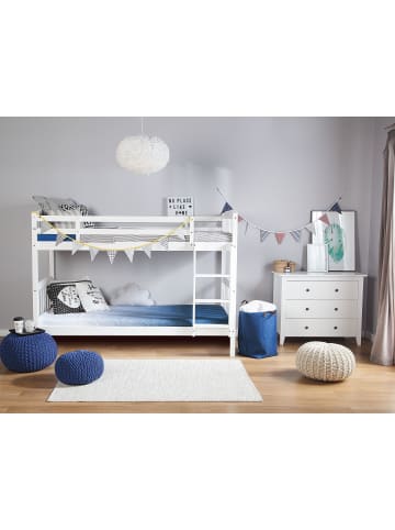 Beliani Kinderbett REVIN in Weiß - (W) 97 x (H) 150 x (L) 208 cm