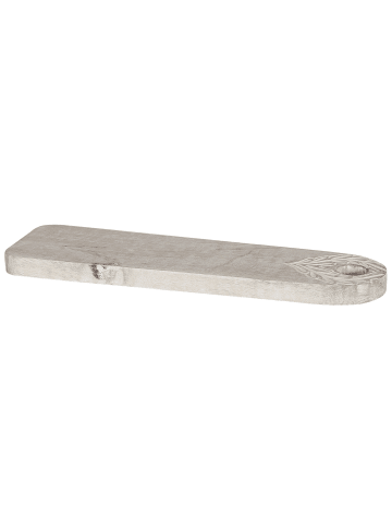 Beliani Serviergeschirr ASUAN in Heller Holzfarbton/Weiß - (W) 41 x (H) 2 x (L) 12 cm