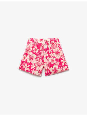 KOTON Shorts in Rosa Gemustert