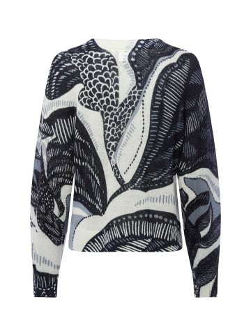 comma Pullover in marine ecru - 0001