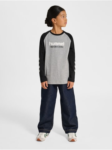 Hummel T-Shirt Hmljr Logo Kinder in GREY MELANGE