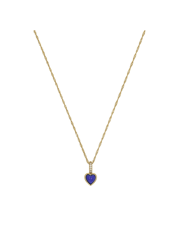 Amor Halskette Silber 925, gelbvergoldet in Gold