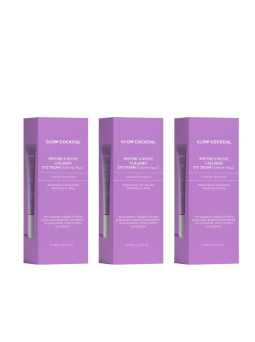 Glow Cocktail Collagen Augencreme Trio