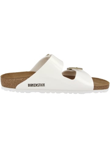 Birkenstock Sandale Arizona Birko-Flor Lack normal in weiss