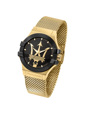 Maserati Analog-Armbanduhr Maserati Potenza in gold groß (ca. 40mm)