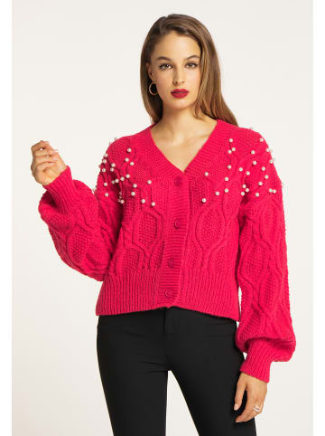 faina Damen Strickjacke in Rot