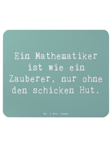 Mr. & Mrs. Panda Mouse Pad Spruch Mathematiker Magie mit Spruch in Meeresbrise