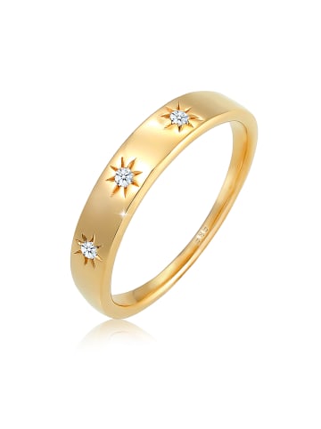 Elli DIAMONDS  Ring 585 Gelbgold Diamant, Verlobungsring in Gold