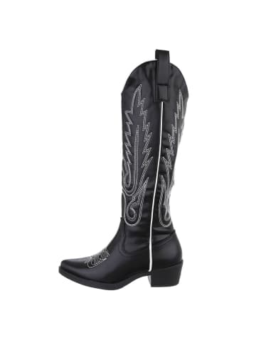 Ital-Design Stiefel in Schwarz