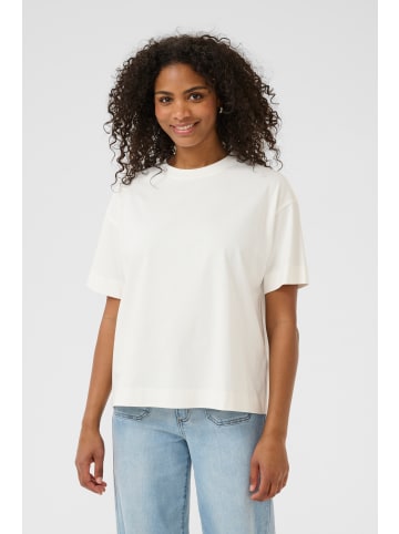 Kaffe T-shirt KAtomina Oversize fit in Chalk