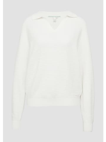 QS Strickpullover in 0200_ecru